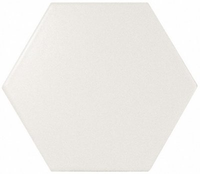 Испанская плитка Equipe Scale Scale Hexagon White Matt 10.7 12.4