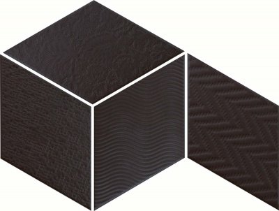 Испанская плитка Equipe Rhombus Rhombus Black 14 24