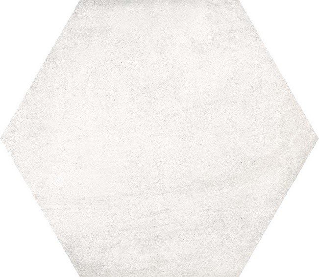 Hexagono Bampton Nieve 26.6х23
