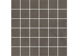 DD6418/MM Декор Про Чементо мозаичный коричневый тёмный матовый  30х30
