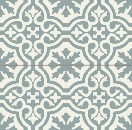 Venice Sky Blue Black Pre-cut 45х45