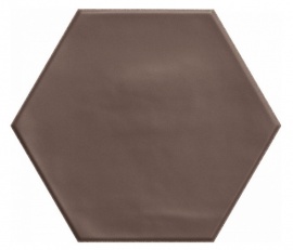 Hex Brown Matt 17.3х15