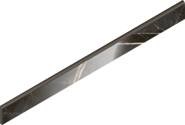 Стелларис Абсолют Блэк 7,2X80 Плинтус Люкс 80х7.2