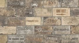 Cir New York Road Signs Mix Broadway 20х10