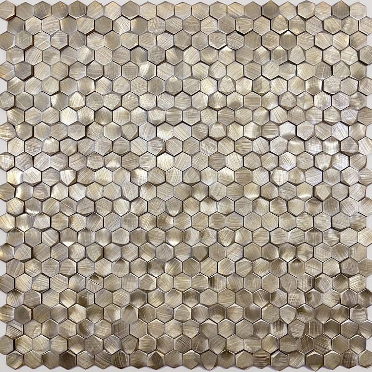 Alchimia Aluminium 3D Hexagon Gold 29,7x30,6