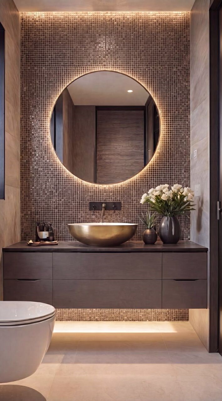 Orro Glass Mosaic Тёмный Орех 32,7х32,7