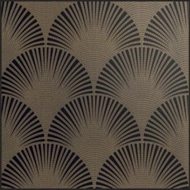 PAVONE OTTONE SU NERO MATT 60х60
