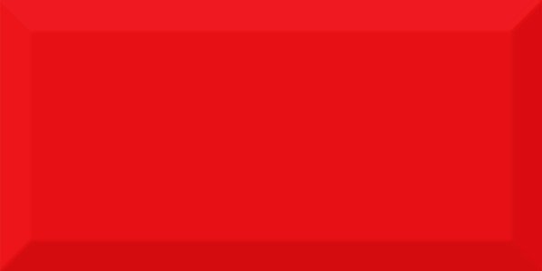 Monocolor Biselado Rojo 15х7.5