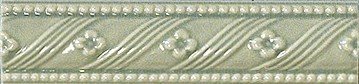 Итальянская плитка Vallelunga Rialto Rialto Listello Floreale Vintage Blue 3.5 15