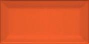 Клемансо Плитка настенная оранжевый грань 16075 7.4 15