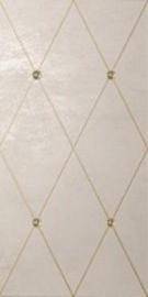 Rhombus Oro su Beige, fregio Oro 100х50