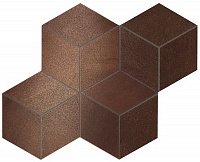 Blaze Corten Mosaico Esagono Lapp 30 35