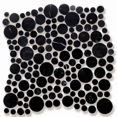 Pietrine Nero Oriente Bolli 27,8x27,8
