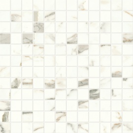 Marvel Shine Calacatta Prestigio Mosaico Lapp 30х30