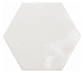 Hex White Glossy 17.3х15