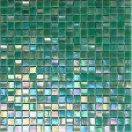 Стеклянная мозаика зеленая