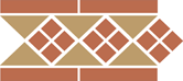 Border LISBON 1 with 1 strip (Tr.03, Dots 04, Strips 04) 15 28