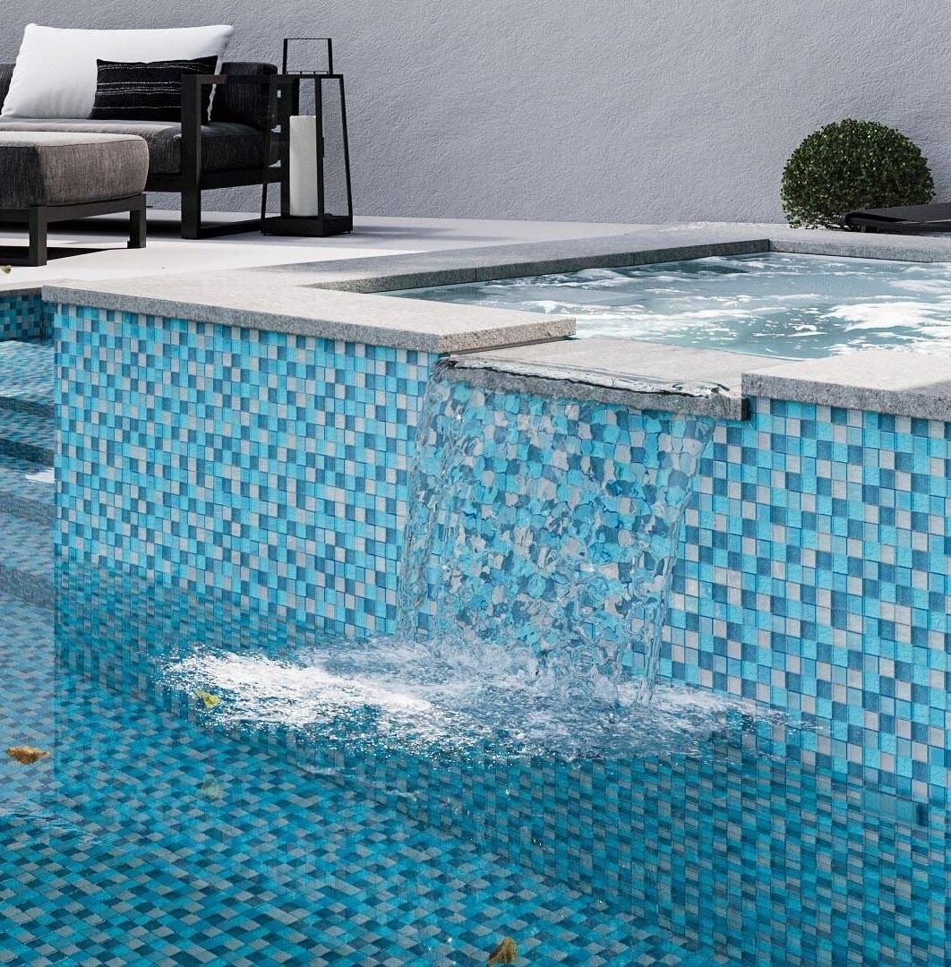Orro Glass Mosaic Аква 29,5х29,5