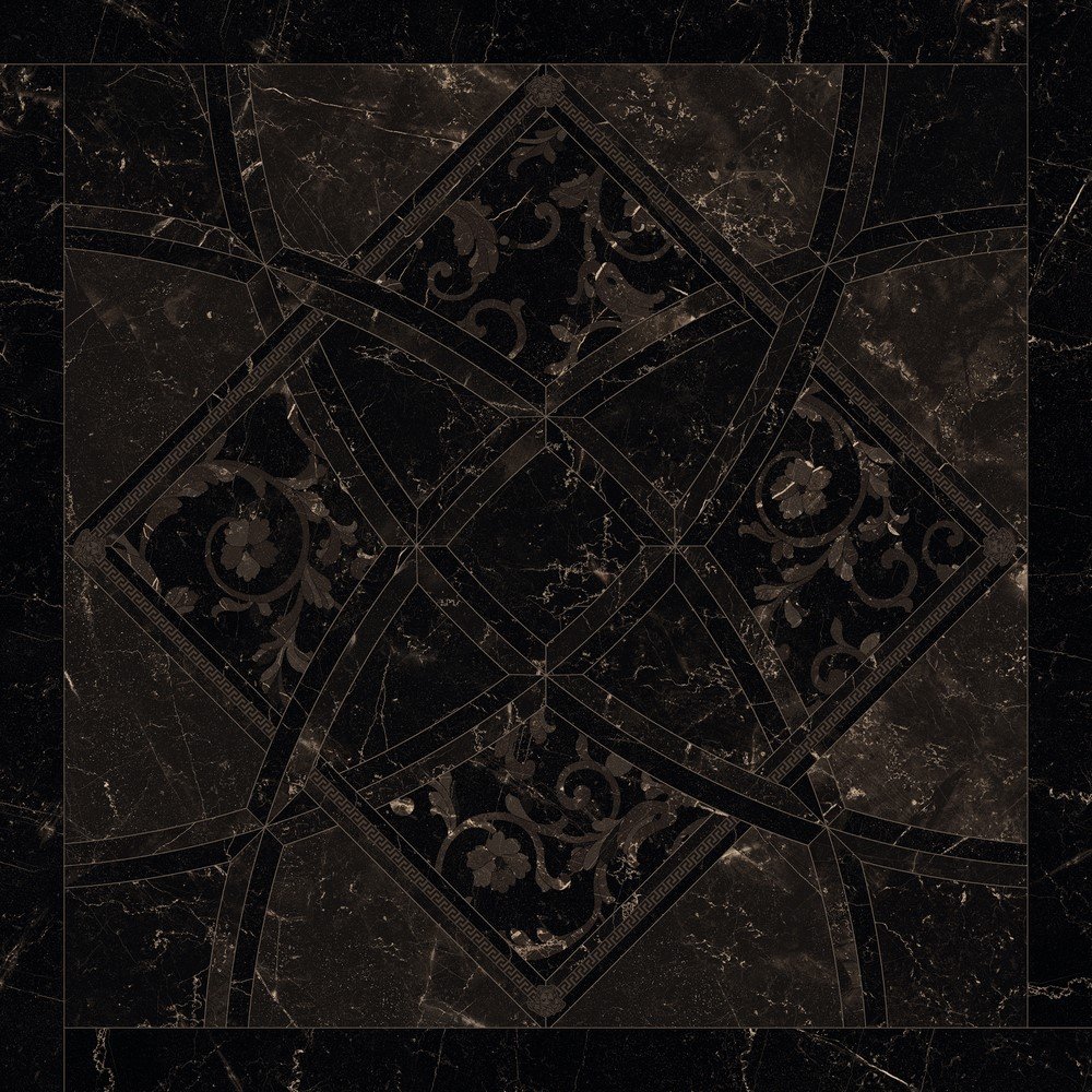 262532 Emote Versace Home Fondo Int. Nero Amasanta 78х78