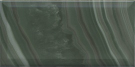 19077 Сеттиньяно зелёный грань глянцевый 9,9x20x0,92 20х9,9