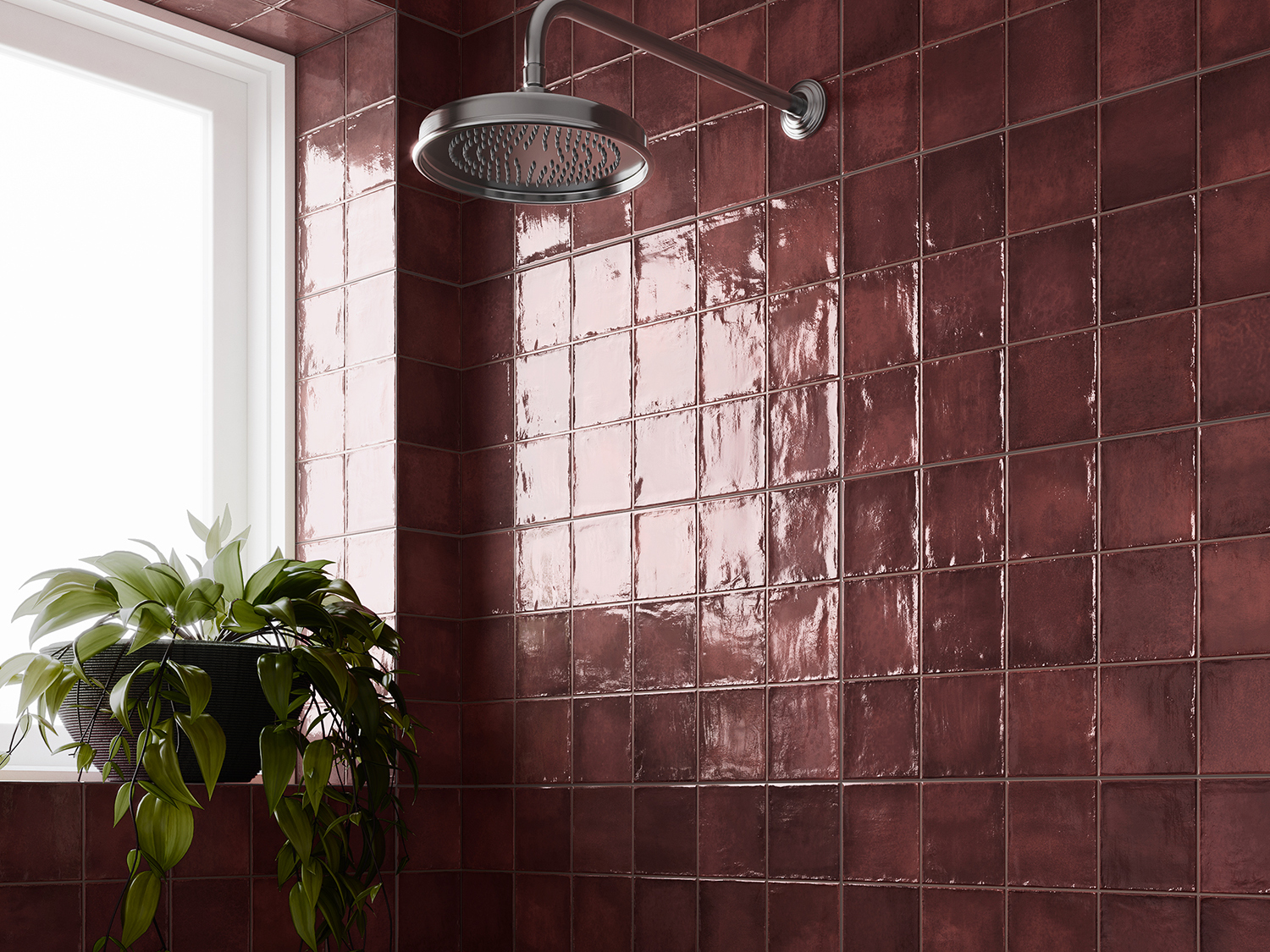 Deco Amaris Plus Burdeos 32x62,5