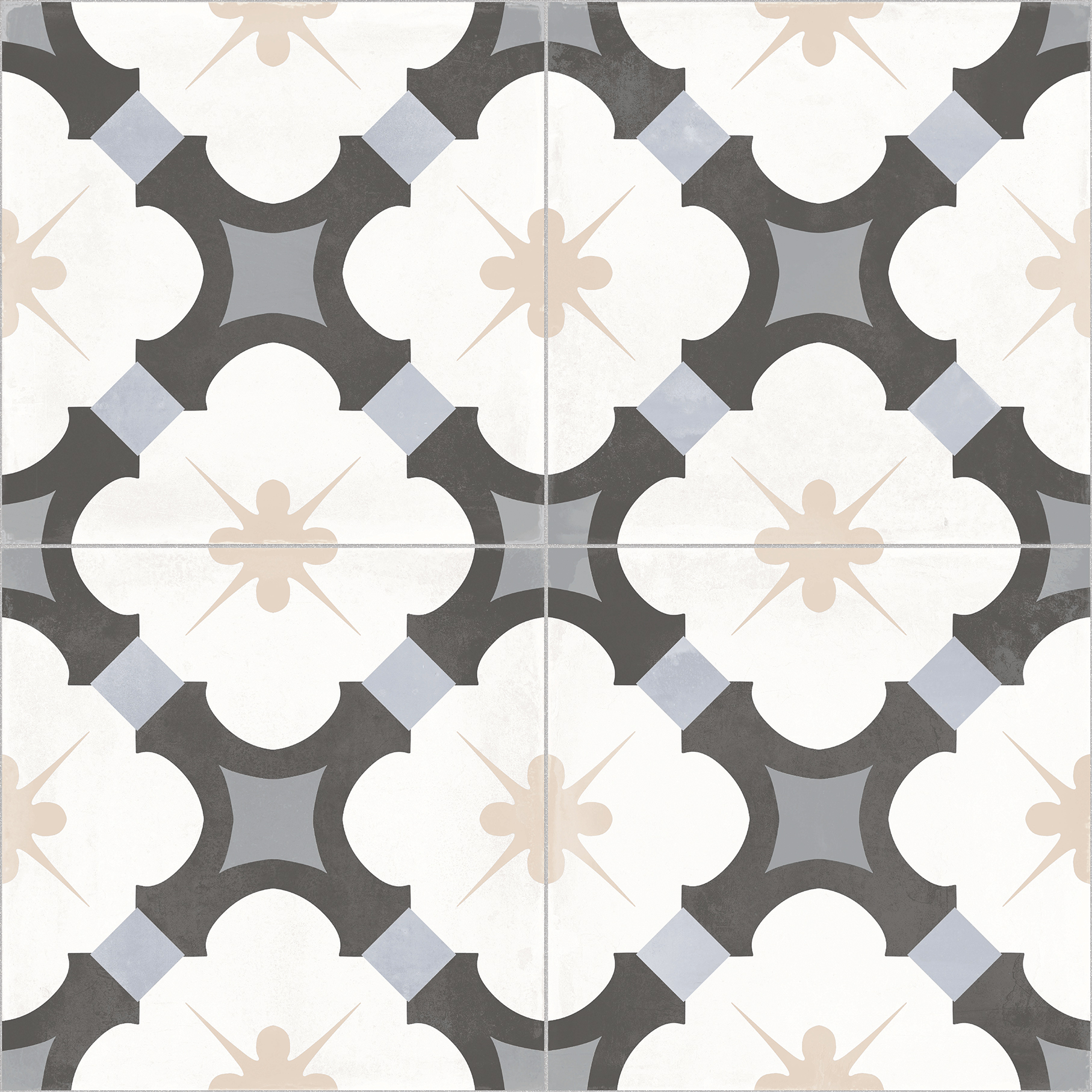 Grace Midnight Pre-cut 45x45