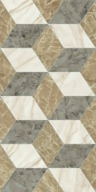 Tarsia Cubical Avorio Lux 3D 0014142 120х60