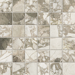 Forte Dei Marmi Ceppo Apuano Cream Mosaic Lapp. 30 30