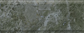 BDA026R Серенада зелёный глянцевый обрезной 30х12
