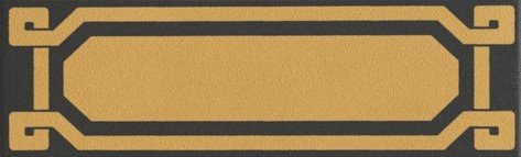 OLD ENGLAND Listello BLACK LEEDS 20х6