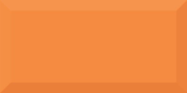 Monocolor Biselado Naranja 20х10