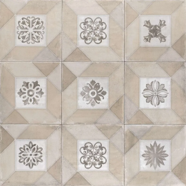 Elegance Deco Cream 20x20