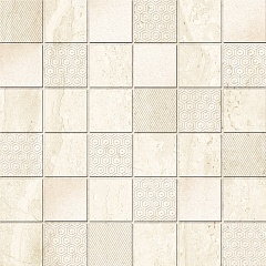 OLIMPIA CREMA DECOR MOSAIC 30 30