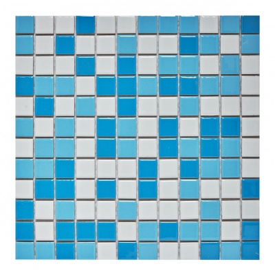Китайская плитка Pixmosaic Керамическая мозаика PIX644 (чип 2,5х2,5 см.) 31.5 31.5