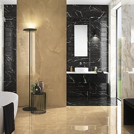Roma Gold Nero Elegante Brillante