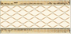 Cenefa Delis Marfil Gold 10 20