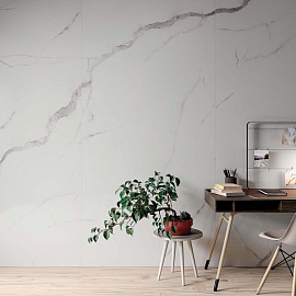 Statuario Venato White Polished Full Lappato