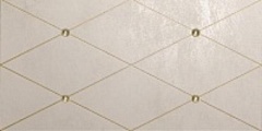 Rhombus Oro su Beige, fregio Oro con Swarovski 50 100