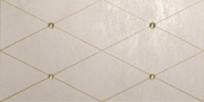 Итальянская плитка Petracer's Ad Maiora Rhombus Oro su Beige, fregio Oro con Swarovski 50 100