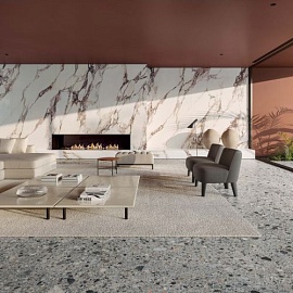 Charm Experience Calacatta Pink Sq.Lapp.