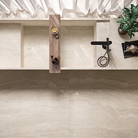 Authentic Luxe Travertine Pearl Matte Cannete 781292