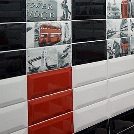 Плитка Monocolor 7,5x15 Biselado