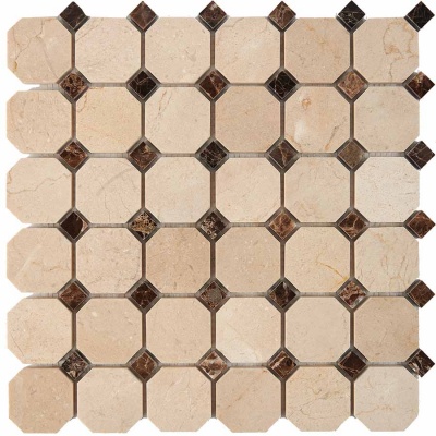 Китайская плитка Pixmosaic Мрамор PIX212 (чип 4,8х4,8 см.) 30.5 30.5