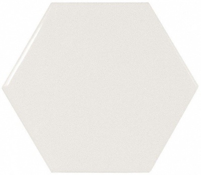 Испанская плитка Equipe Scale Scale Hexagon White 10.7 12.4