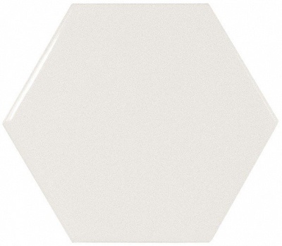 Испанская плитка Equipe Scale Scale Hexagon White 10.7 12.4