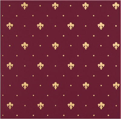 Итальянская плитка Petracer's Grand Elegance Gold Petracer's Grand Elegance Gold Giglio Oro Bordeaux 20 20