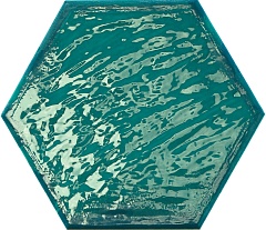 Плитка Rain Aquamarine Hex 19.8 22.8
