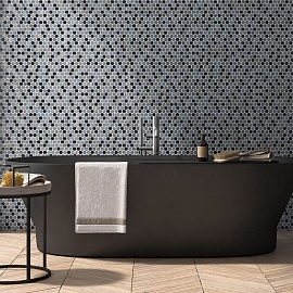 Circle Aqua Black Mix