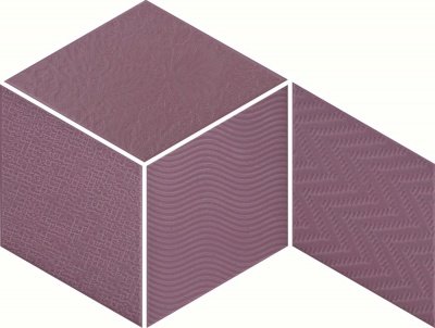 Испанская плитка Equipe Rhombus Rhombus Violet 14 24