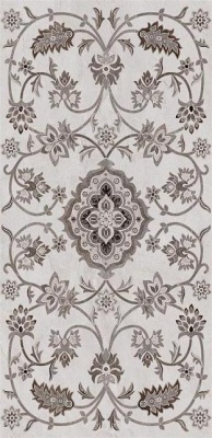 Российская плитка Kerama Marazzi Парнас SG810402R Парнас пепельный декорированный лап. 40 80